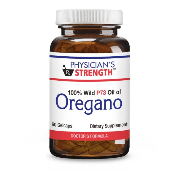 Oregano 60 gelcaps label